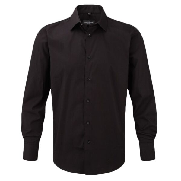 Russell Athletic Collection Long Sleeve Easy Care Fitted Shirt Thumbnail
