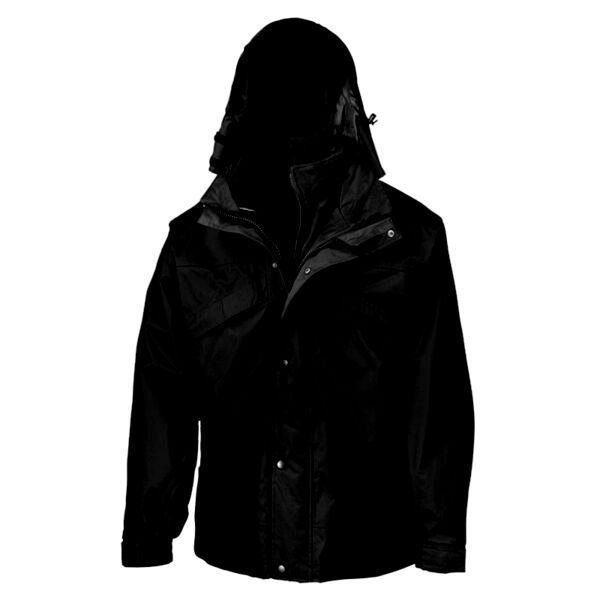 Result 3-in-1 Waterproof Zip and Clip Fleece Lined Jacket Thumbnail