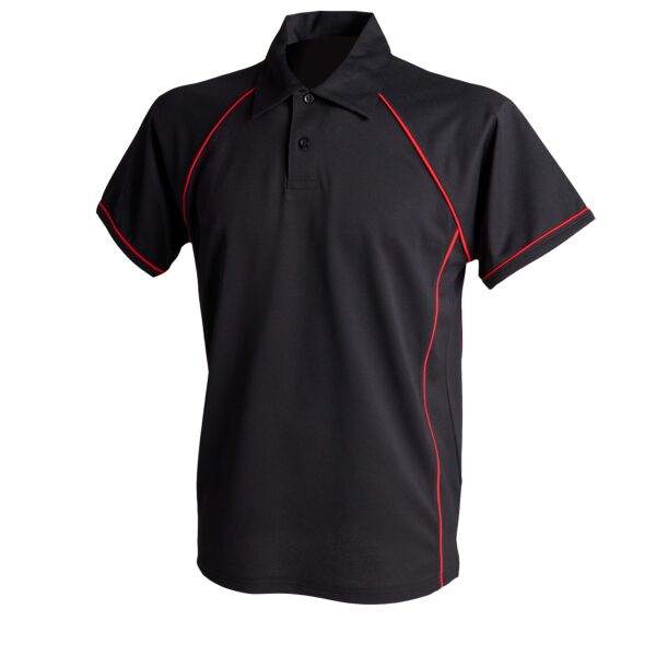 Team Performance Piped Polo Shirt Thumbnail