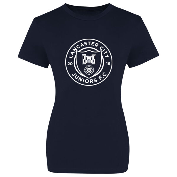 Lancaster City Juniors  Big Logo - Ladies T-Shirt Thumbnail
