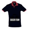 SOL'S Prince Contrast Cotton Piqué Polo Shirt Thumbnail