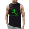 High neck slash armhole vest Thumbnail
